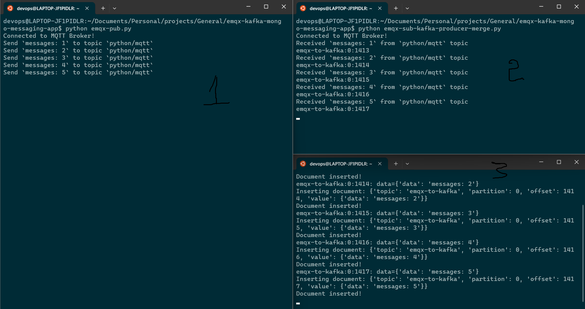 document inserted into MongoDB